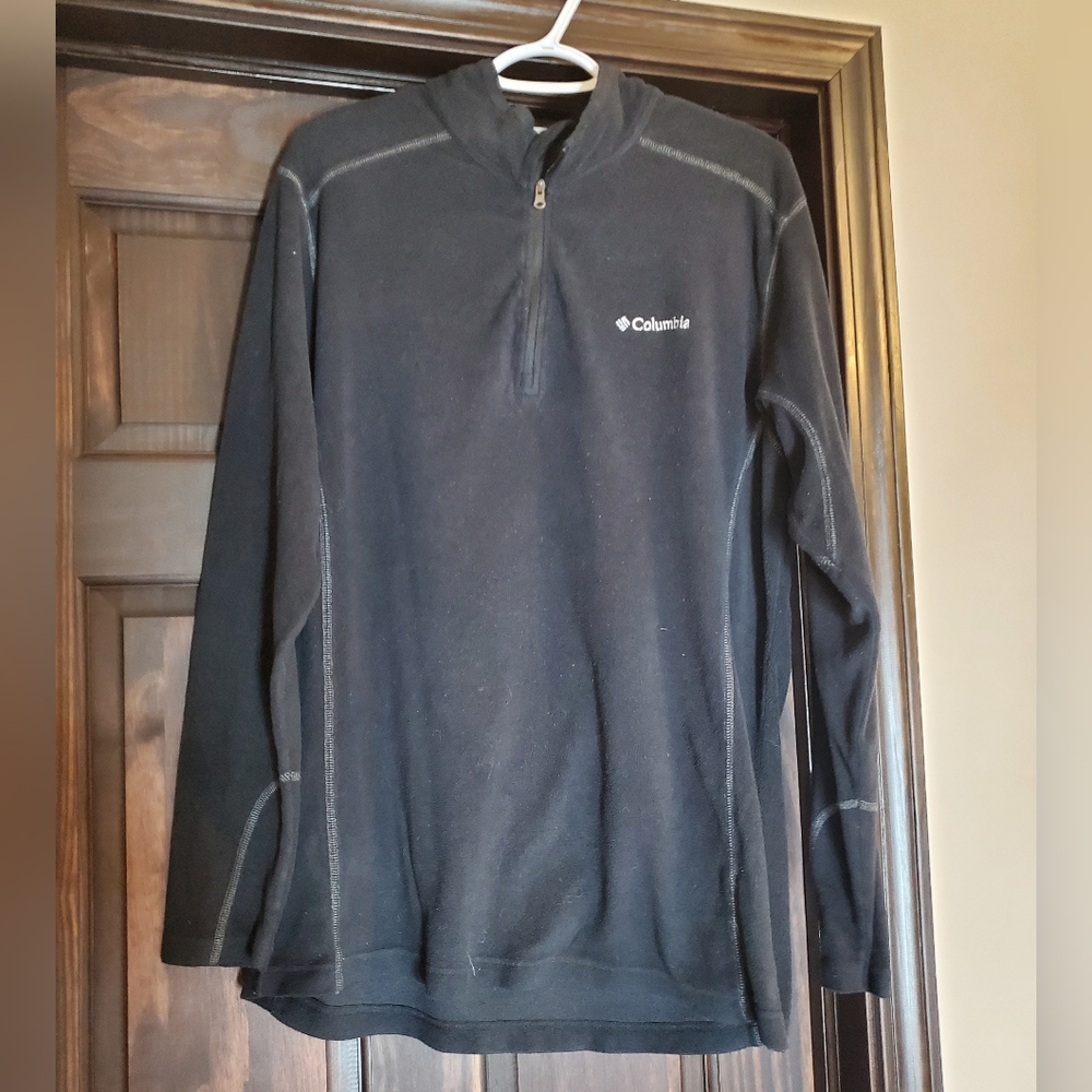 Columbia's L Black Pullover Quarter Zip